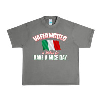 Tornado Vaffanculo Have A Nice Day  Funny Italian Urban Heavy Tee - longCreatives