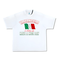 White Vaffanculo Have A Nice Day  Funny Italian Urban Heavy Tee - longCreatives