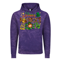 Cloud Purple Happy St. Patrick's Day Vintage Hoodie - HowdyJamesFarm