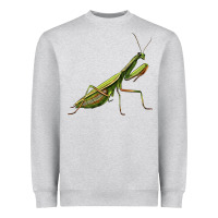 Heather Grey mantis Heavyweight Sweatshirt - LillyAllenDesigns
