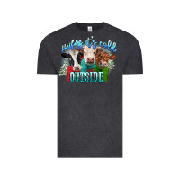 Vintage Black heifers its cold outside Vintage Tee - CowGirlArtShop