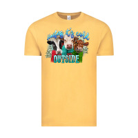 Vintage Mustard heifers its cold outside Vintage Tee - CowGirlArtShop