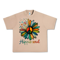 Burro daisy peace sign hippie soul tshirt flower lovers gifts Urban Heavy Tee - longCreatives
