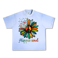 Grape Ice daisy peace sign hippie soul tshirt flower lovers gifts Urban Heavy Tee - longCreatives