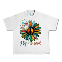 Lunar Rock daisy peace sign hippie soul tshirt flower lovers gifts Urban Heavy Tee - longCreatives