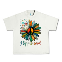 Pistachio daisy peace sign hippie soul tshirt flower lovers gifts Urban Heavy Tee - longCreatives