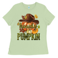 Matcha Howdy Pumpkin Ladies Tee - texasbilliewilder