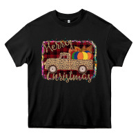 Black Merry Christmas Truck Heavy Core Tee - Bettercallsaul