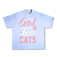Grape Ice just a girl who loves cats cute cat lover gifts Urban Heavy Tee - longCreatives