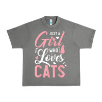 Tornado just a girl who loves cats cute cat lover gifts Urban Heavy Tee - longCreatives