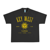 Pigment Black key west florida vintage distressed style design souvenir Urban Heavy Tee - longCreatives