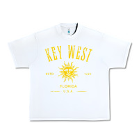 White key west florida vintage distressed style design souvenir Urban Heavy Tee - longCreatives