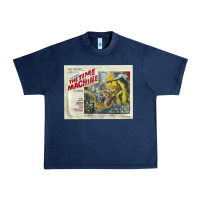 Navy The Time Machine, Time Travel, Retro Movie Poster, Cult Classic, Futur Urban Heavy Tee - longCreatives