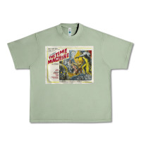 Oil Green The Time Machine, Time Travel, Retro Movie Poster, Cult Classic, Futur Urban Heavy Tee - longCreatives