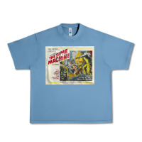 Pebble Blue The Time Machine, Time Travel, Retro Movie Poster, Cult Classic, Futur Urban Heavy Tee - longCreatives