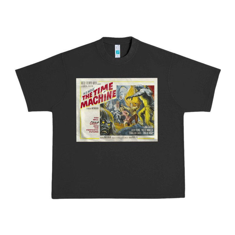 The Time Machine, Time Travel, Retro Movie Poster, Cult Classic, Futur Urban Heavy Tee by longCreatives | Teevron