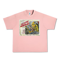 Salmon The Time Machine, Time Travel, Retro Movie Poster, Cult Classic, Futur Urban Heavy Tee - longCreatives