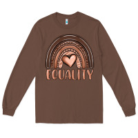 Chestnut equality melanin rainbow Long Sleeve Tee - OliviaCreatesArt