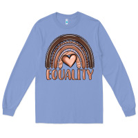 Colony Blue equality melanin rainbow Long Sleeve Tee - OliviaCreatesArt