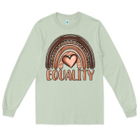 Matcha equality melanin rainbow Long Sleeve Tee - OliviaCreatesArt