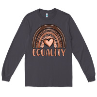 Smoke equality melanin rainbow Long Sleeve Tee - OliviaCreatesArt
