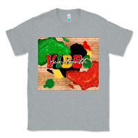 Heather Grey juneteenth vibes Classic Tee - TumblerDesignByShophia