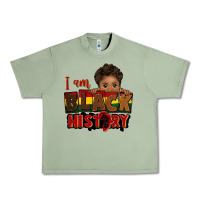 Oil Green i am black history black boy peekaboo juneteenth Urban Heavy Tee - CowGirlArtShop
