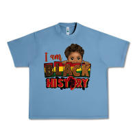 Pebble Blue i am black history black boy peekaboo juneteenth Urban Heavy Tee - CowGirlArtShop