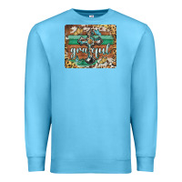 Ocean Blue grateful cross mousepad Premium Sweatshirt - BarkalooDesign