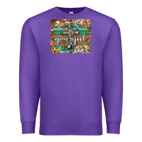 Purple grateful cross mousepad Premium Sweatshirt - BarkalooDesign