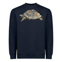 Navy Tortoise Illustrations Heavyweight Sweatshirt - LillyAllenDesigns
