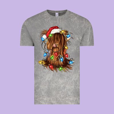 Christmas Heifer Cow Gnome Vintage Tee Designed By Cowgirlartshop