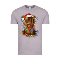 Vintage Zinc christmas heifer cow gnome Vintage Tee - CowGirlArtShop