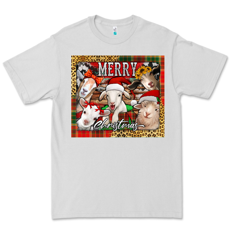 Merry Christmas Goats Tumbler Premium Tee by Jasminsmagicworld | Teevron