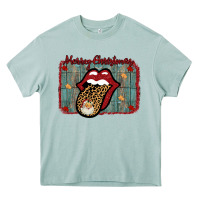 Arona Merry Christmas Lips Santa Heavy Core Tee - Bettercallsaul