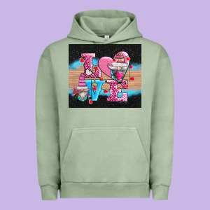 V.d Love Gnomes Urban Hoodie Designed By Adodesignshop