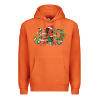 Carrot Joy Girl Black Premium Hoodie - CowhideDigitalArt