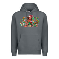 Rock Joy Girl Black Premium Hoodie - CowhideDigitalArt