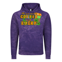 Cloud Purple All you need is coffee and lucky Vintage Hoodie - CowGirlArtShop