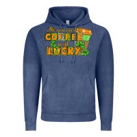Vintage Denim All you need is coffee and lucky Vintage Hoodie - CowGirlArtShop