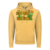 Vintage Mustard All you need is coffee and lucky Vintage Hoodie - CowGirlArtShop