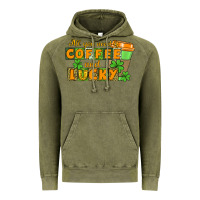 Vintage Olive All you need is coffee and lucky Vintage Hoodie - CowGirlArtShop