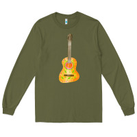 Army Green mexican vihuela fa element 1 Long Sleeve Tee - FaDigitalArtStudio