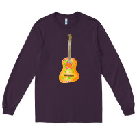 Plum mexican vihuela fa element 1 Long Sleeve Tee - FaDigitalArtStudio