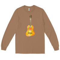 Toasted Coconut mexican vihuela fa element 1 Long Sleeve Tee - FaDigitalArtStudio