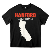 Black hanford california usa state america travel californian Heavy Core Tee - longCreatives