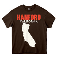 Chocolate Brown hanford california usa state america travel californian Heavy Core Tee - longCreatives