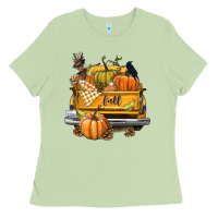 Fall Truck Ladies Tee | Teevron