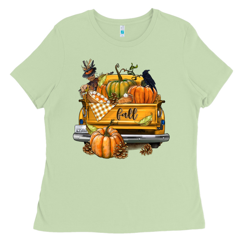 Fall Truck Ladies Tee by texasbilliewilder | Teevron