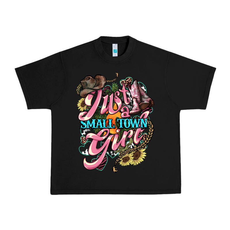 Just A Small Town Girl Urban Heavy Tee by HowdyJamesFarm | Teevron